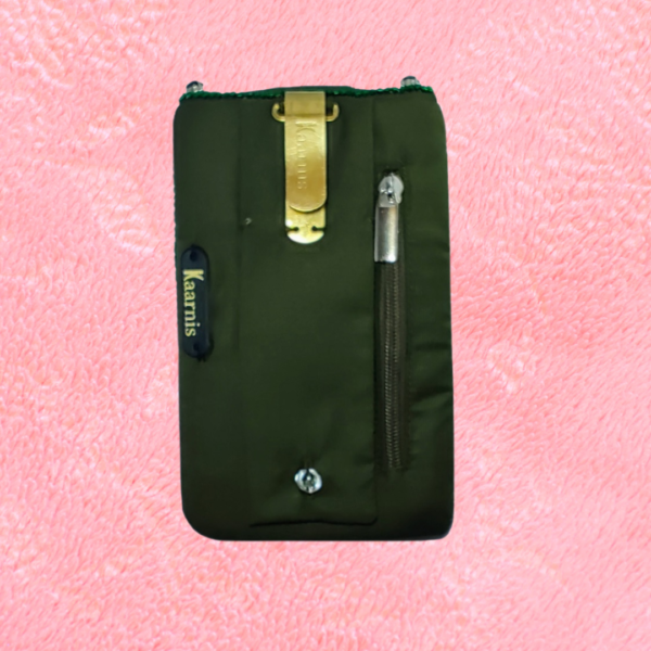 Aura Embellished Kaarnis Mobile Pouch Teal Green - Image 2