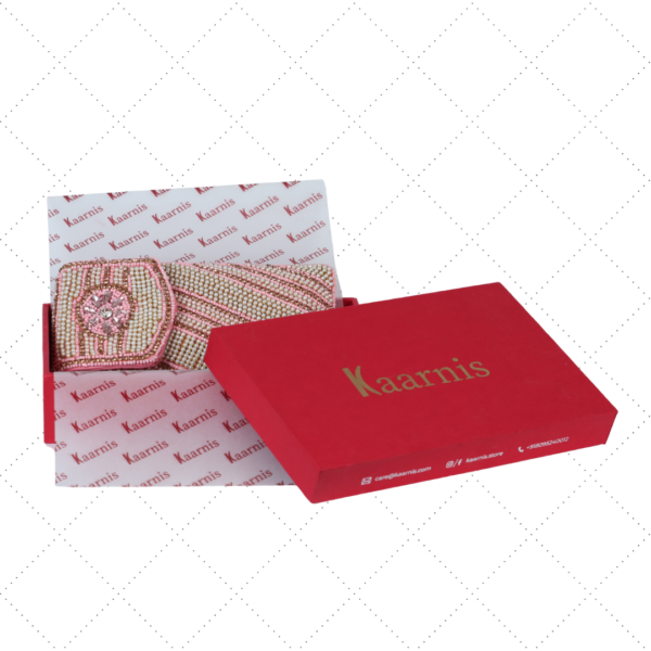 Sapphire Handcrafted Kaarnis Mobile Pouch Pink - Image 3
