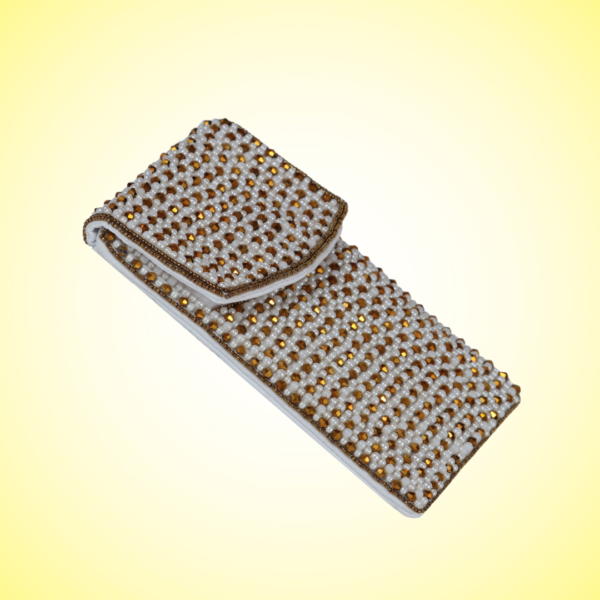 Glamour Icon Mobile Pouch White