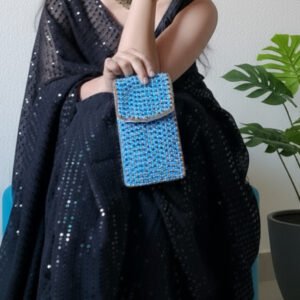 Glamour Icon Mobile Pouch - Sky blue